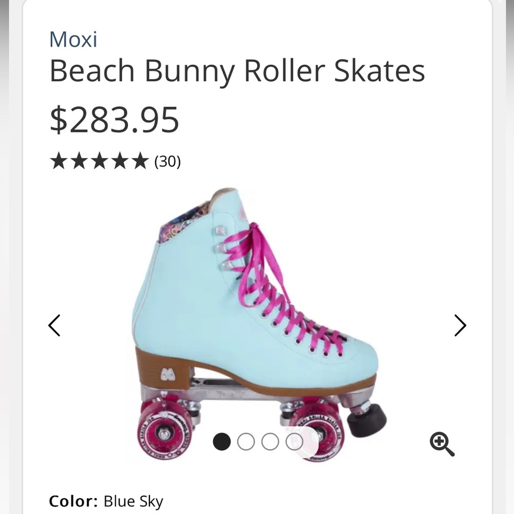 Moxi beach bunny roller skates